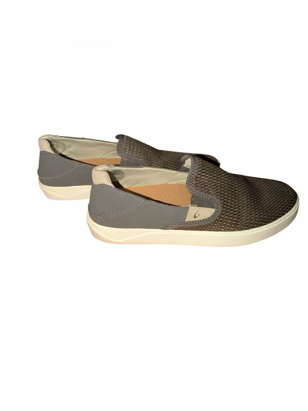OluKai Lae‘ahi Mesh Slip-On Sneakers Men’s 9.5 Olive Comfort Travel Shoes - Picture 6 of 10